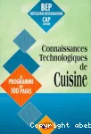 Connaissances technologiques de cuisine