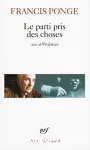 Le parti pris des choses suivi de proêmes