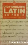 Dictionnaire latin de poche