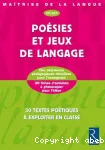 Poésies et jeux de langage
