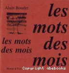 Les mots des mois